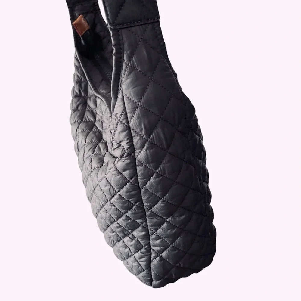 MZ Wallace Quilted Crossbody Bag in Taupe - Picture 7 of 16